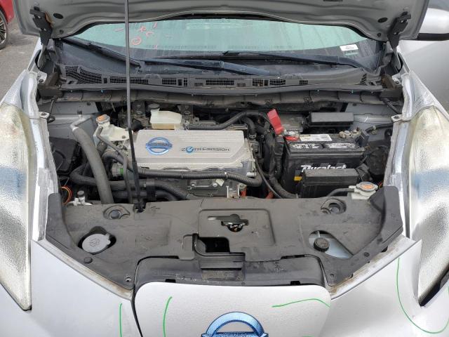 JN1AZ0CPXBT000370 - 2011 NISSAN LEAF SV SILVER photo 11