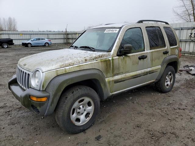 1J4GL48K82W224288 - 2002 JEEP LIBERTY SPORT SILVER photo 1