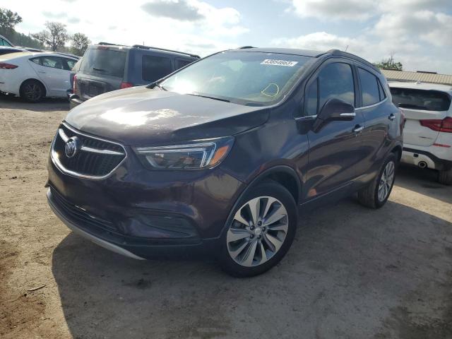 KL4CJASB7JB609049 - 2018 BUICK ENCORE PREFERRED Бордовый фото 1