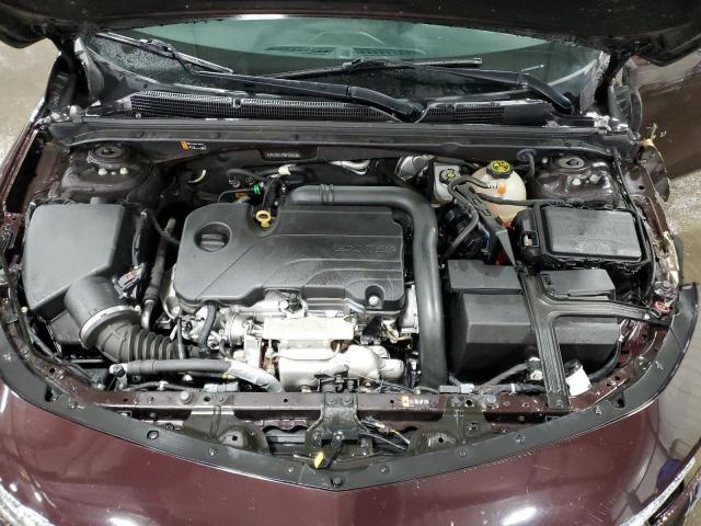 1G1ZD5ST9MF014734 - 2021 CHEVROLET MALIBU LT MAROON photo 11