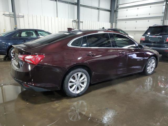 1G1ZD5ST9MF014734 - 2021 CHEVROLET MALIBU LT MAROON photo 3