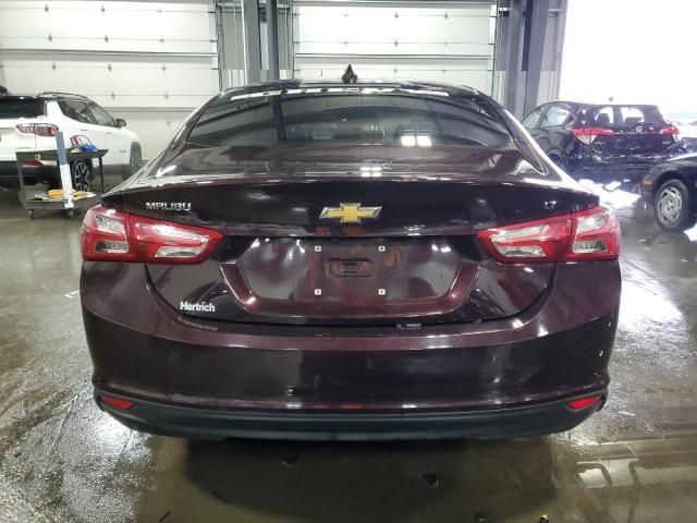 1G1ZD5ST9MF014734 - 2021 CHEVROLET MALIBU LT MAROON photo 6