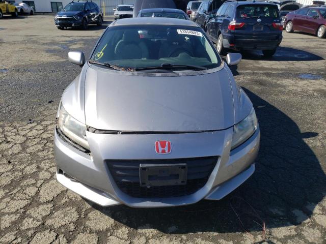 JHMZF1D67BS015689 - 2011 HONDA CR-Z EX SILVER photo 5