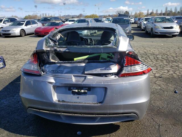 JHMZF1D67BS015689 - 2011 HONDA CR-Z EX SILVER photo 6