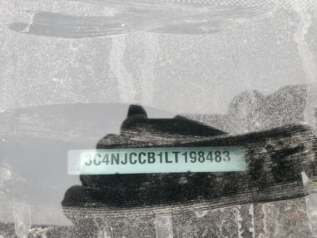 3C4NJCCB1LT198483 - 2020 JEEP COMPASS LIMITED WHITE photo 12