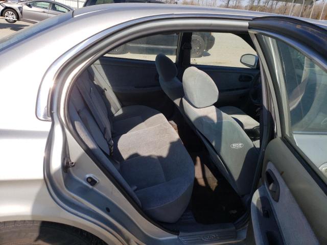 KNAGD126345337388 - 2004 KIA OPTIMA LX SILVER photo 10