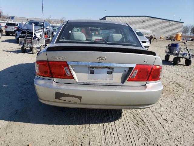 KNAGD126345337388 - 2004 KIA OPTIMA LX SILVER photo 6