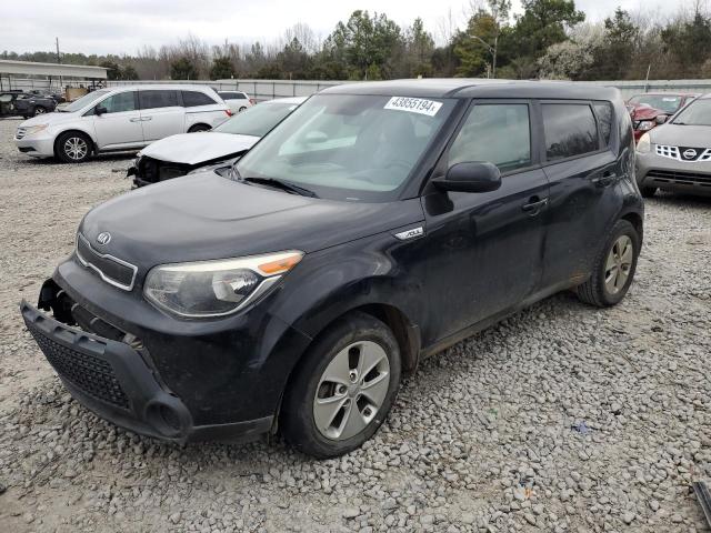 KNDJN2A26G7265413 - 2016 KIA SOUL BLACK photo 1