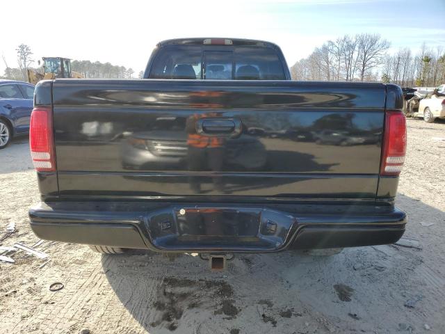 1B7GG22N41S169801 - 2001 DODGE DAKOTA BLACK photo 6