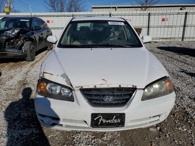 KMHDN46D36U316042 - 2006 HYUNDAI ELANTRA GLS WHITE photo 5