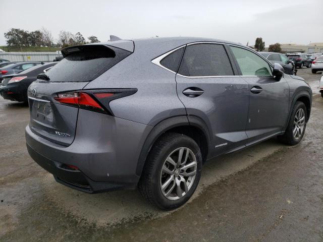 JTJYWRBZ5F2002273 - 2015 LEXUS NX 300H GRAY photo 3