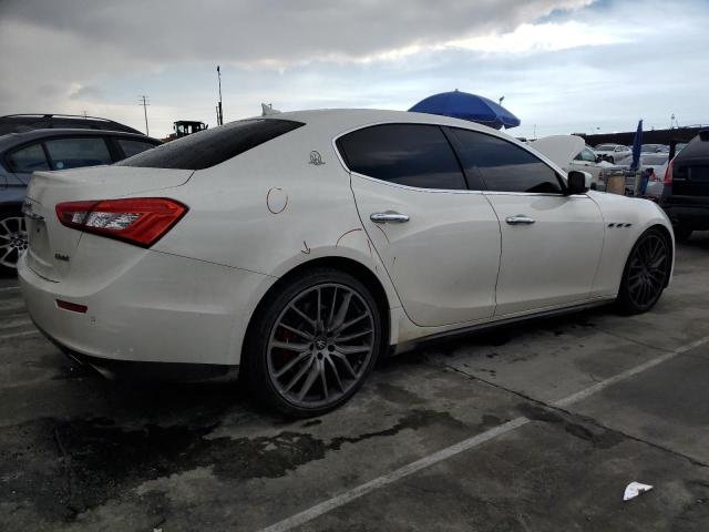 ZAM57RTA7F1143178 - 2015 MASERATI GHIBLI S WHITE photo 3