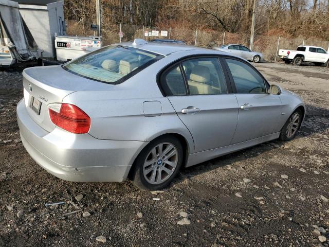 WBAVB13596KX34384 - 2006 BMW 3 SERIES I SILVER photo 3