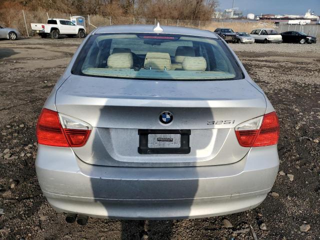 WBAVB13596KX34384 - 2006 BMW 3 SERIES I Արծաթագույն լուսանկար 6