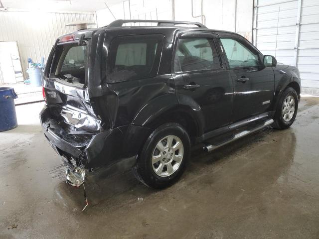 4F2CZ96108KM01118 - 2008 MAZDA TRIBUTE S BLACK photo 3