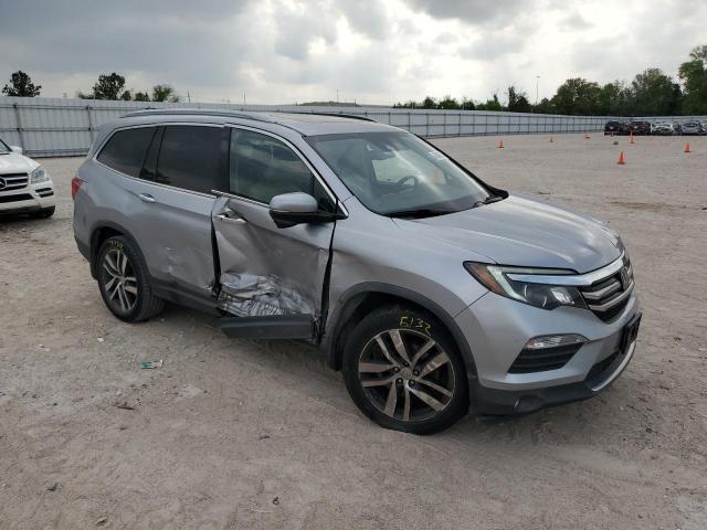 5FNYF5H95HB028584 - 2017 HONDA PILOT TOURING SILVER photo 4