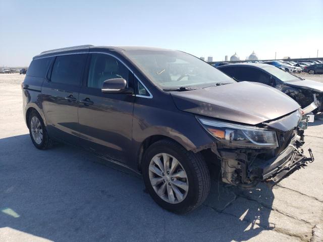 KNDMC5C19G6184288 - 2016 KIA SEDONA EX BROWN photo 4