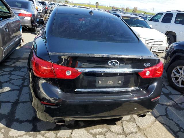 JN1AV7AP7EM692304 - 2014 INFINITI Q50 HYBRID PREMIUM BLACK photo 6