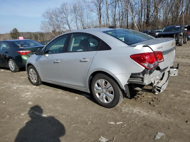 1G1PA5SG4F7258775 - 2015 CHEVROLET CRUZE LS SILVER photo 2