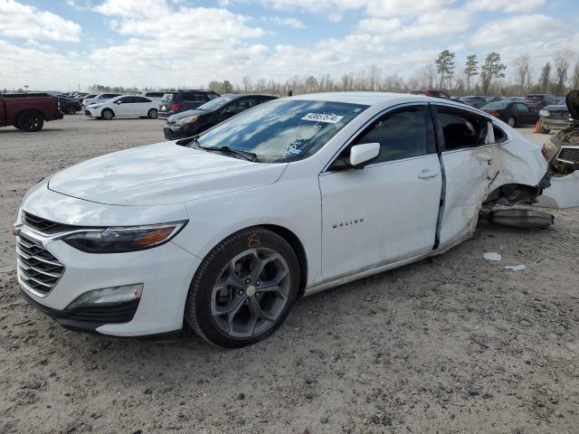 1G1ZD5ST2MF073883 - 2021 CHEVROLET MALIBU LT WHITE photo 1