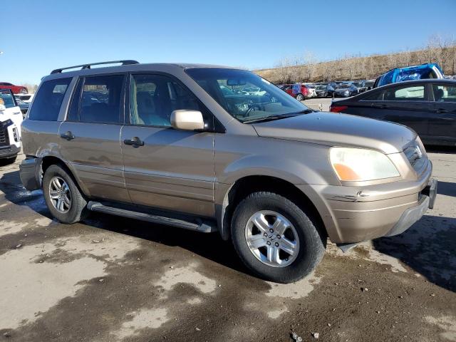 2HKYF18504H516679 - 2004 HONDA PILOT EXL GOLD photo 4