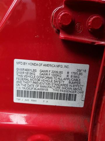 19UDE2F36JA009105 - 2018 ACURA ILX BASE WATCH PLUS RED photo 12