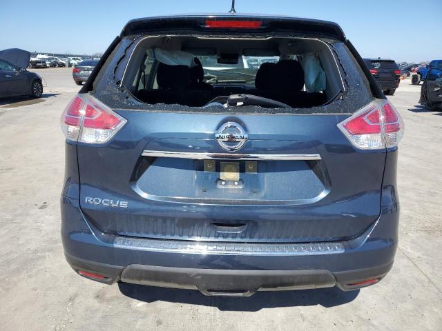 JN8AT2MT7GW020138 - 2016 NISSAN ROGUE S BLUE photo 6