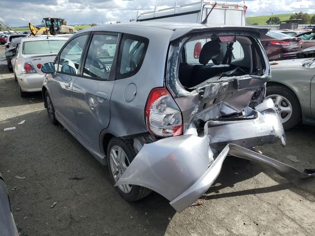 JHMGD38647S030645 - 2007 HONDA FIT S GRAY photo 2