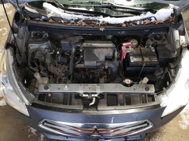 ML32F3FJ2HHF10281 - 2017 MITSUBISHI MIRAGE G4 ES Сұр фото 11