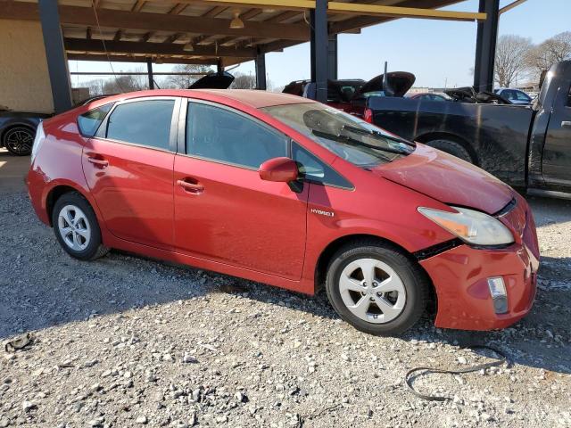 JTDKN3DU3B0265264 - 2011 TOYOTA PRIUS RED photo 4