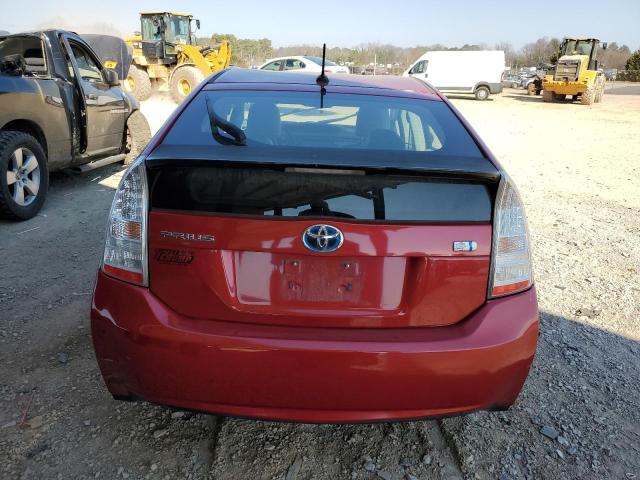 JTDKN3DU3B0265264 - 2011 TOYOTA PRIUS RED photo 6