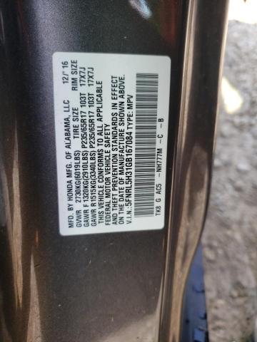 5FNRL5H31GB167084 - 2016 HONDA ODYSSEY SE GRAY photo 13