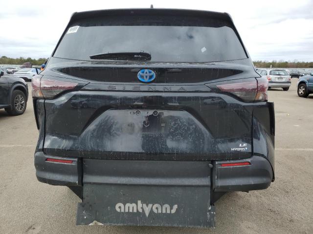 5TDKRKEC9PS143808 - 2023 TOYOTA SIENNA LE BLACK photo 6