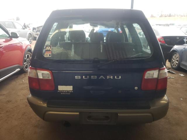 JF1SF65591G739185 - 2001 SUBARU FORESTER S BLUE photo 6