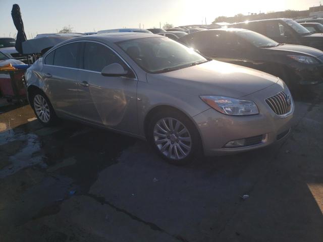 W04GP5EC6B1129894 - 2011 BUICK REGAL CXL BEIGE photo 4