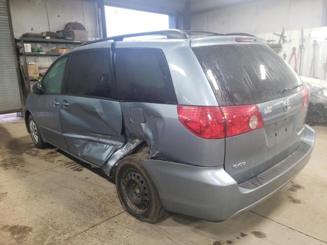 5TDZK23C98S122481 - 2008 TOYOTA SIENNA CE BLUE photo 2