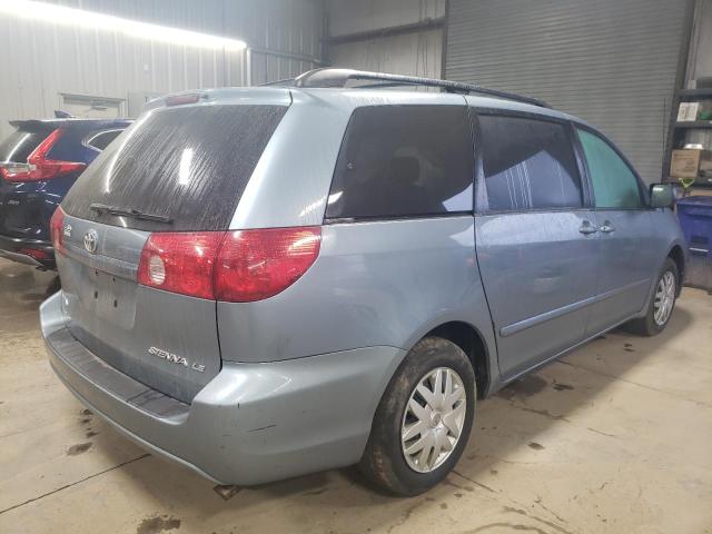 5TDZK23C98S122481 - 2008 TOYOTA SIENNA CE BLUE photo 3