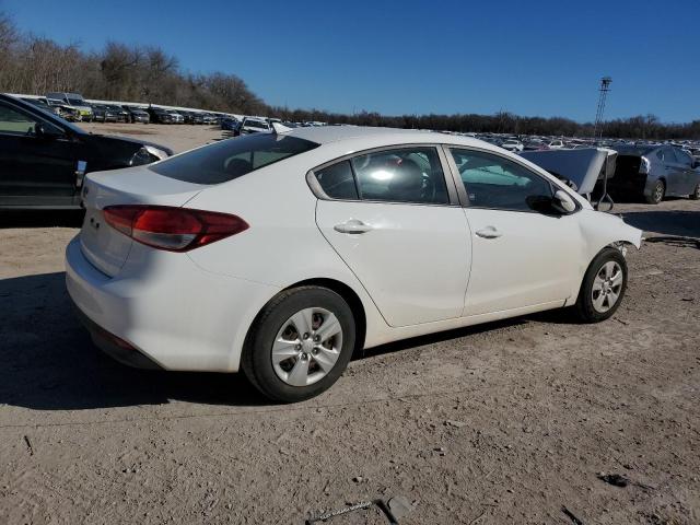 3KPFK4A70HE039634 - 2017 KIA FORTE LX WHITE photo 3