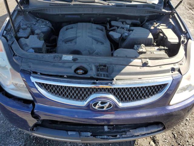 KM8NUDCC1AU127353 - 2010 HYUNDAI VERACRUZ GLS BLUE photo 12