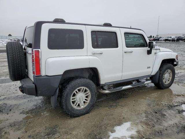 5GTEN13E088105132 - 2008 HUMMER H3 WHITE photo 3