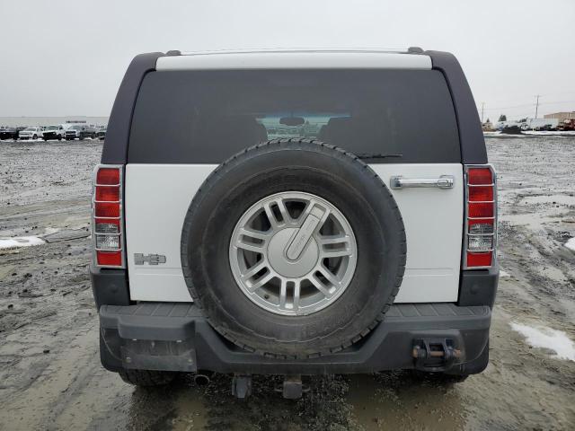 5GTEN13E088105132 - 2008 HUMMER H3 WHITE photo 6