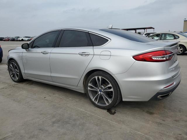 3FA6P0D96KR184464 - 2019 FORD FUSION TITANIUM GRAY photo 2