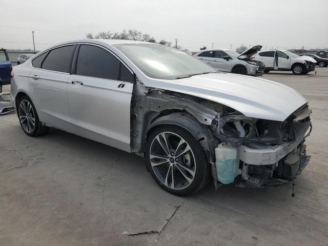 3FA6P0D96KR184464 - 2019 FORD FUSION TITANIUM GRAY photo 4