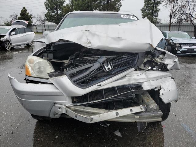 2HKYF18673H528187 - 2003 HONDA PILOT EXL SILVER photo 5