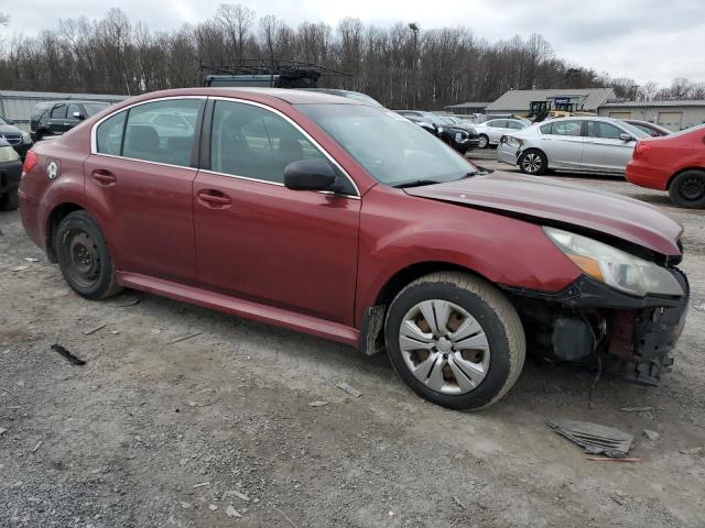 4S3BMBA68D3013224 - 2013 SUBARU LEGACY 2.5I BURGUNDY photo 4