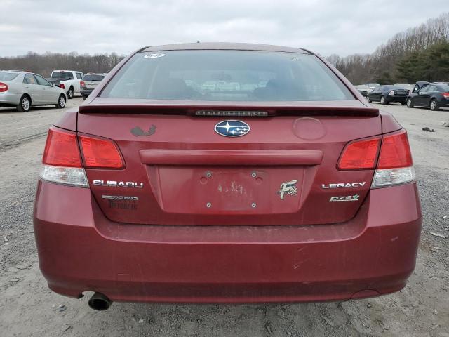 4S3BMBA68D3013224 - 2013 SUBARU LEGACY 2.5I BURGUNDY photo 6