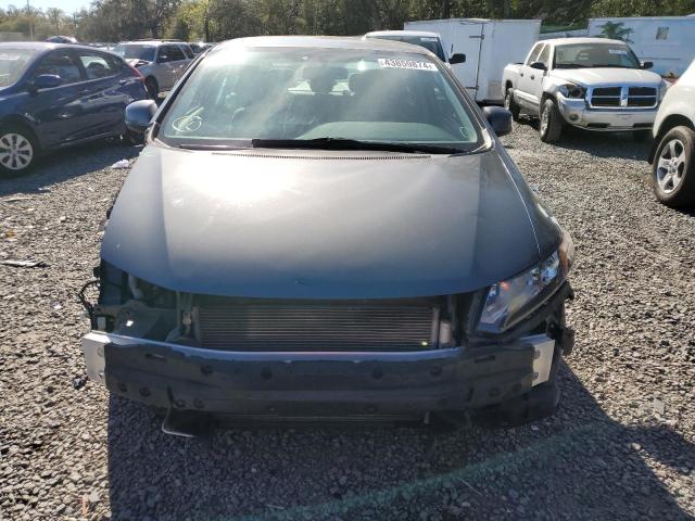 19XFB2F53CE077993 - 2012 HONDA CIVIC LX GRAY photo 5