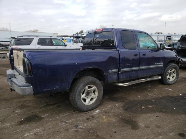 5TBBT4418YS009444 - 2000 TOYOTA TUNDRA ACCESS CAB BLUE photo 3