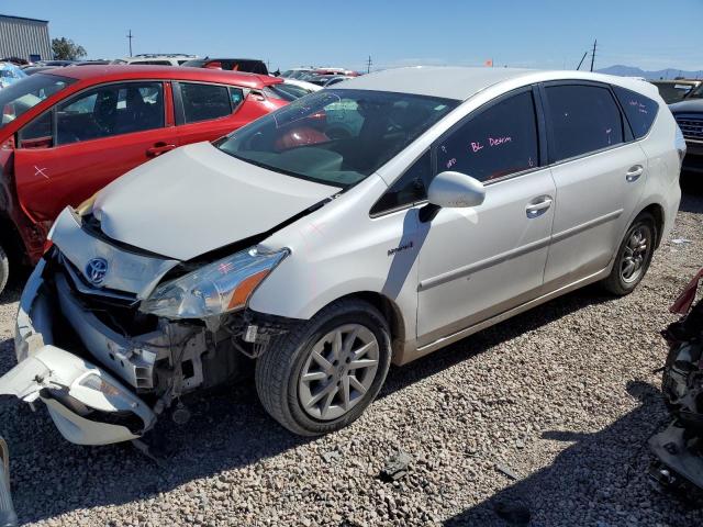 JTDZN3EUXE3333737 - 2014 TOYOTA PRIUS V WHITE photo 1