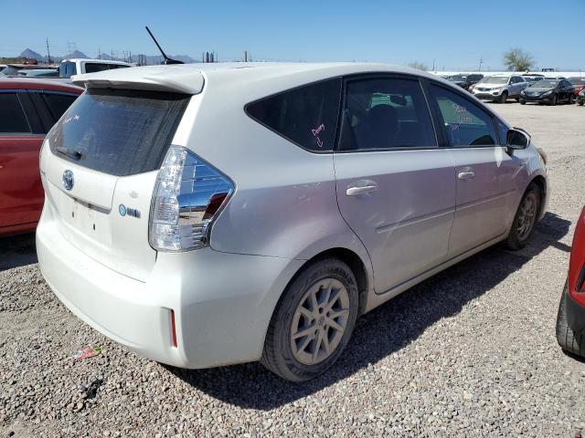 JTDZN3EUXE3333737 - 2014 TOYOTA PRIUS V WHITE photo 3